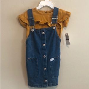 Jean dress and top